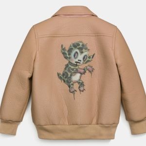 CAOCH X Baseman Reversible Leather Bomber Jacket